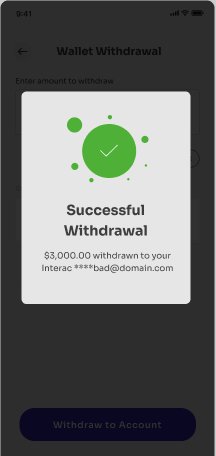 Successful withdrawal
