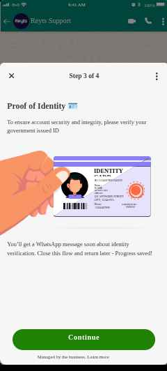 Proof of identity